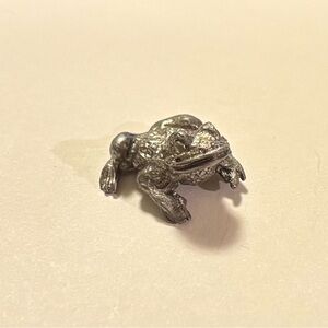 Vintage Spoontique Pewter Toad